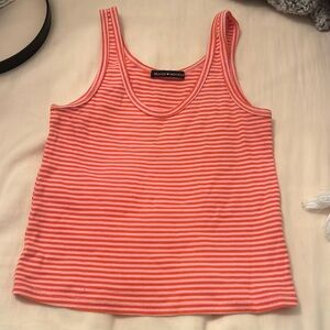 Brandy Melville Pink Striped Tank Top